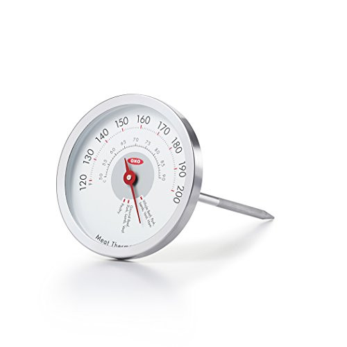 OXO Good Grips Chef's Precision Analog Leave-In Meat Thermometer-Silver-1 EA