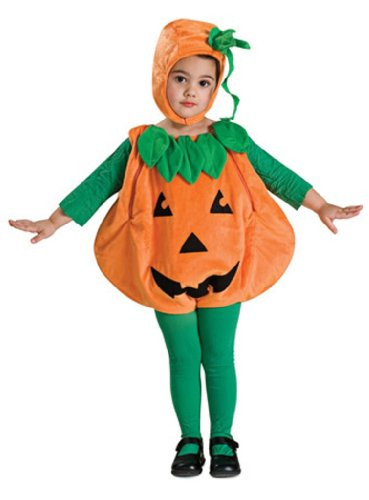 Rubie's Baby Pumpkin Romper Costume- Orange- 6-12 Months
