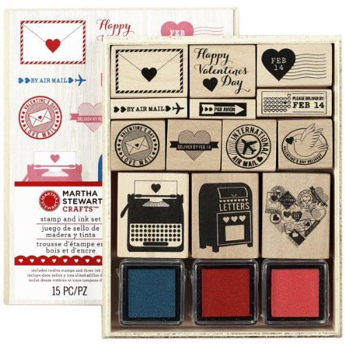 Martha Stewart Crafts Lovenotes Wood Stamp Set