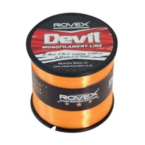 Rovex Devil Monofilament Line Hi Viz Orange 40lb