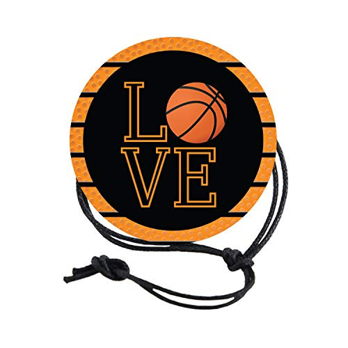 Napkin Knots Basketball Napkin Ring Decoration -Pack of 10-