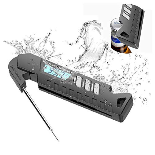 Instant Read Meat Thermometer- Digital Thermometer Kitchen- Waterproof Food Thermometer with Backlight LCD- Kitchen Cooking Thermometer Probe for Grilling Oven Smoker BBQ Instant Read Meat Thermometer- Digital Thermometer Kitchen- Waterproof Food Thermometer with Backlight LCD- Kitchen Cooking Thermometer Probe for Grilling Oven Smoker BBQ