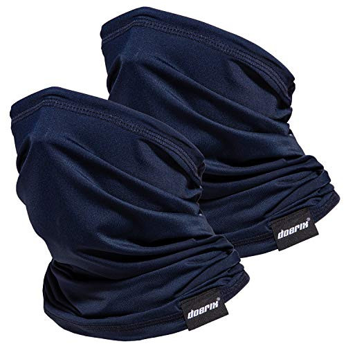Neck Gaiter Face Mask Reusable- Face Masks Bandana Balaclava Cover Scarf Shield -2- Gray S-2-