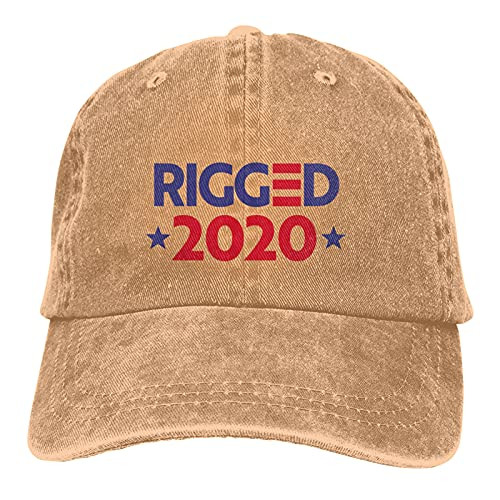 RELAXLAMA Rigged 2020 Washed Adjustable Cowboy Hat Denim Baseball Caps Unisex