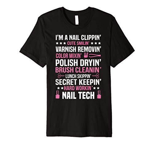 Nail Tech Manicurist Nail Technician Artist Women Girl Gift Premium T-Shirt