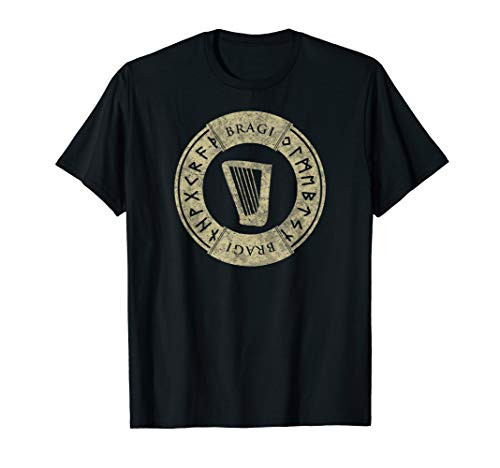 Norse God Shirt Bragi Viking Mythology Lore Symbol