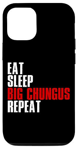 iPhone 12/12 Pro Eat Sleep Big Chungus Repeat - Big Chungus Meme Case