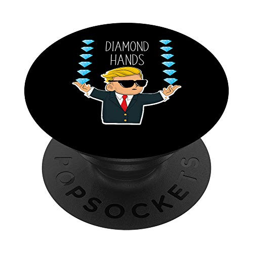 WallStreetBets WSB Logo Wall Street Bets Stock Market PopSockets PopGrip- Swappable Grip for Phones  and  Tablets
