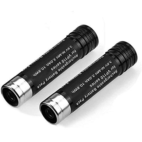 2Packs 3.6 Volt 3000mAh Ni-MH Replacement for Black and Decker 3.6V Battery Versapak Gold VP100 VP100C VP105 VP105C VP110 VP110C VP143 Vp142 Vp7240