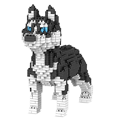 Kimiangel Husky Party Favors for Kids- 950PCS Mini Animals Building Blocks Sets for Goodie Bags- Prizes- Birthday Gifts -Husky Building Block- Kimiangel Husky Party Favors for Kids- 950PCS Mini Animals Building Blocks Sets for Goodie Bags- Prizes- Birthday Gifts -Husky Building Block-