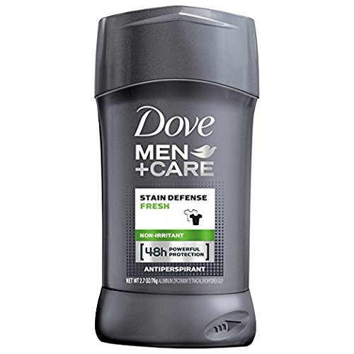 Dove MenPlusCare Stain Defense Antiperspirant Deodorant Stick- Fresh- 2.7 oz -Pack of 2-