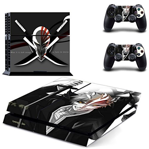 Vanknight Vinyl Decal Skin Sticker Anime Bleach Ichigo for PS4 Playstaion Controllers
