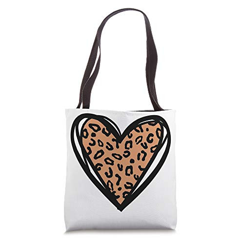 Animal Print Heart Leopard Cheetah Cute Chic Pattern Gift Tote Bag
