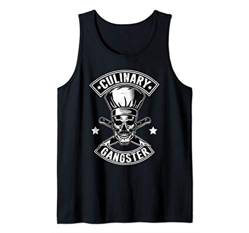 Culinary Gangster - Funny Kitchen Cooking Chef Cook Tank Top