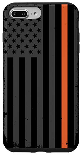 iPhone 7 Plus/8 Plus Thin Orange Line Search and Rescue Flag SAR Gift Phone Case