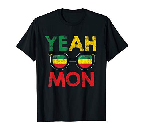 Yeah Mon Jamaican Vacation Jamaica Reggae Gift T-Shirt