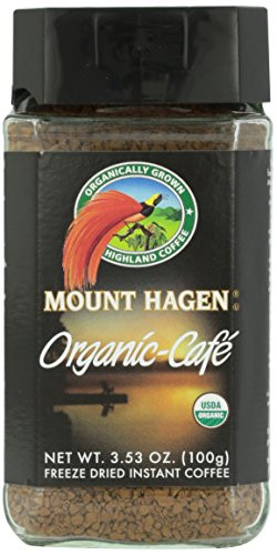 Mount Hagen Organic Freeze Dried Instant Ground Coffee, 3.53 oz