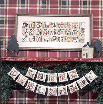 Christmas Alphabet Cross Stitch Chart -2nd Edition-