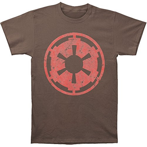 Star Wars Men's Empire Emblem T-Shirt- Charcoal- Large