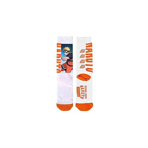 Naruto Anime Cartoon Character Sublimated Crew Socks