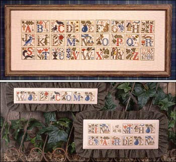 Garden Alphabet -2nd Edition- Cross Stitch Chart