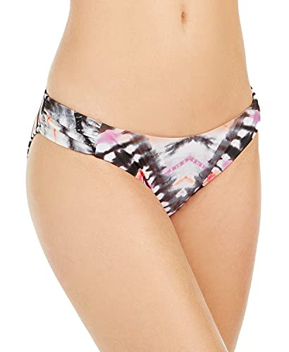 Bar III Womens Tie-Dye Hipster Swim Bottom Separates Black XL