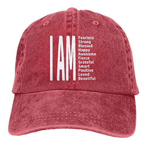 I AM Fearless- I AM Strong- I AM Blessed Adjustable Baseball Caps Denim Hats Cowboy Sport Outdoor I AM Fearless- I AM Strong- I AM Blessed Adjustable Baseball Caps Denim Hats Cowboy Sport Outdoor