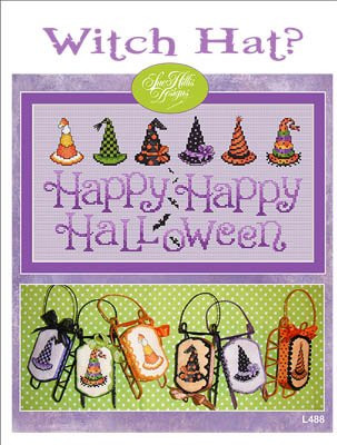 Witch Hat? Cross Stitch Chart and Free Halloween Embellishment