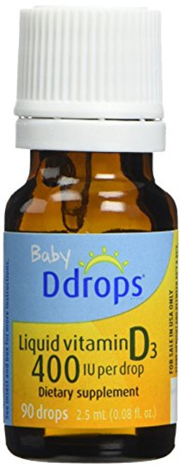 Ddrops 400 IU Vitamin D3 Drops- 2 Count Ddrops 400 IU Vitamin D3 Drops- 2 Count
