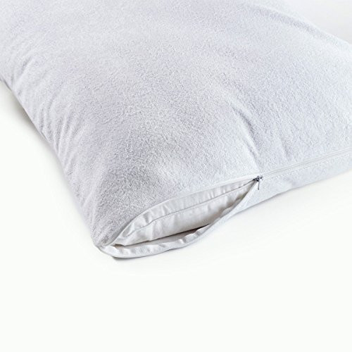 Moonrest  2 Pack - %100 Waterproof Pillow Protector - Dust Mite, Bacteria, Allergy Control - Encasement - Bed Bug Proof (King 20" x 36")
