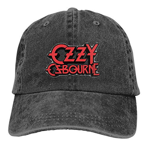 Ozzy Osbourne Classic Vintage Cowboy hat Sports Baseball Cap- Adjustable Trucker hat- Sun hat- dad hat. Black Ozzy Osbourne Classic Vintage Cowboy hat Sports Baseball Cap- Adjustable Trucker hat- Sun hat- dad hat. Black