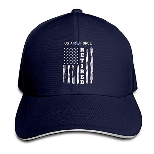 GFGS LKKG US AIR Force Retired American Flag Unisex Hats Trucker Hats Dad Baseball Hats Driver Cap Navy