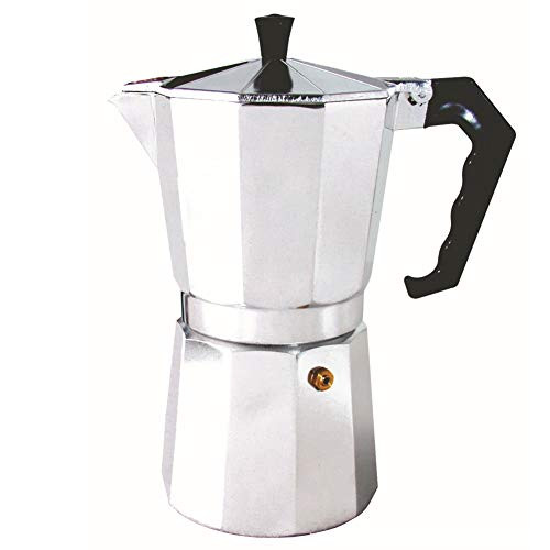 ZTGD Moka Pot - Stovetop Espresso Maker Stainless Steel Stovetop Espresso Maker Moka Pot Coffee Maker 50/150/300ml Stovetop Coffee Maker Aluminum Pot Mocha Espresso Kettle 50ml