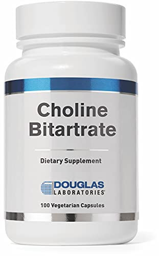 Douglas Laboratories Choline Bitartrate | Supplement to Support Liver- Neurological and Heart Health- Mental Focus- and Nervous System* | 100 Capsules