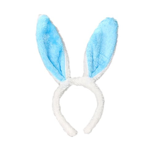 Easter Adult Children Hairband Rabbit Ear Headband Cute Headwear Accessories for Party -Sky Blue- Easter Adult Children Hairband Rabbit Ear Headband Cute Headwear Accessories for Party -Sky Blue-