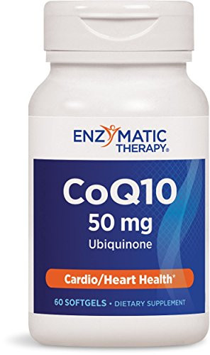 Enzymatic Therapy CoQ10 50 mg Ubiquinone- 60 Softgels