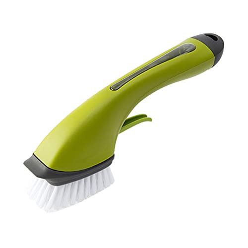 Soap Dispensing Dish Brush Liquid Soap Control Soap Control Dishwash Brush Dish Wand Pot and Pan Cleaning Brush Dish Scrub Kitchen Sink Brush Dishwashing Tool for Cleaning Dish Pot And Pan Sink