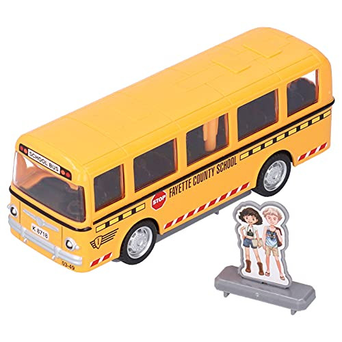 Zerodis Alloy Bus Model Toy- 1-50 Simulated Pull Back Vehicle Toys Children Sightseeing Bus Model Diecast Model Toy Car with Sound and Light for Kids 3Plus Years Old-Yellow- Zerodis Alloy Bus Model Toy- 1-50 Simulated Pull Back Vehicle Toys Children Sightseeing Bus Model Diecast Model Toy Car with Sound and Light for Kids 3Plus Years Old-Yellow-