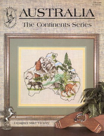 Pegasus Originals Continents Australia Counted Cross Stitch Chart