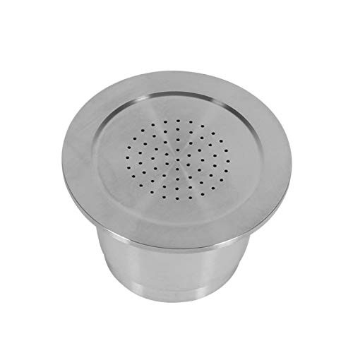 Pwshymi Coffee Capsule Reusable Coffee Capsule Refillable Stainless Steel Reusable Pod with Spoon Compatible for Nespresso Machine Pwshymi Coffee Capsule Reusable Coffee Capsule Refillable Stainless Steel Reusable Pod with Spoon Compatible for Nespresso Machine
