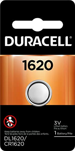 Duracell DL1620 -CR1620- Lithium Coin Cell and comma- Carded-Counts 6-