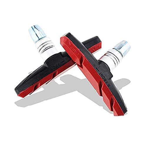 QXLG Bicycle Brake Bicycle Brake Pads Bicycle Brake Shoes - 70mm V Brake Pads Shoe Block BMX Road Mountain Bike MTB Bicycle Rubber Pad Good Braking Performance - Color - Red - QXLG Bicycle Brake Bicycle Brake Pads Bicycle Brake Shoes - 70mm V Brake Pads Shoe Block BMX Road Mountain Bike MTB Bicycle Rubber Pad Good Braking Performance - Color - Red -