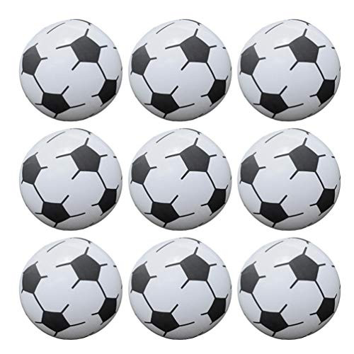 Garneck 10PCS Inflatable Soccer Ball Inflatable Favors Decor Prize Jumbo Beach Ball Outdoor Pool Toy