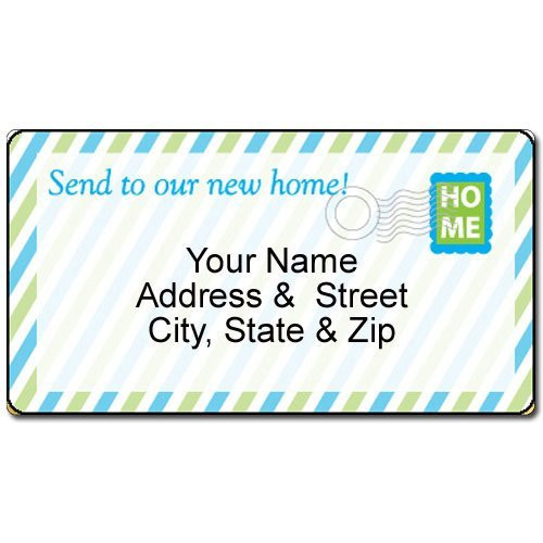 New Address Label - Customized Return Address Label - 90 Labels
