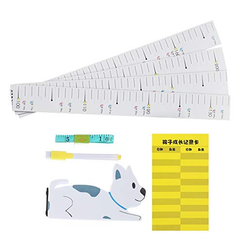 VOSAREA Height Growth Chart Wall Sticker Magnetic Baby Growth Chart Ruler Kids Growth Chart Removable Wall Decals for Boys Kids Room Decoration