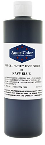 AmeriColor Food Coloring- Navy Blue Soft Gel Paste- 13.5 Ounce