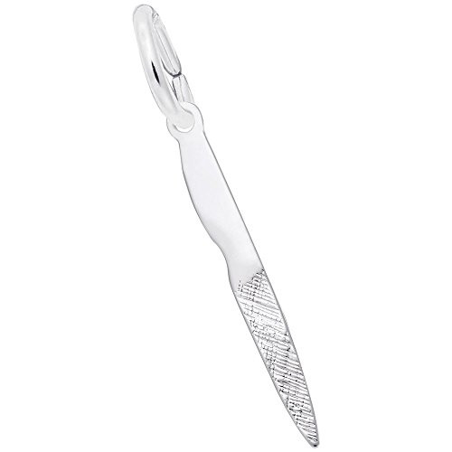 Sterling Silver Nail File Charm -Baxley Jewelry 2020-