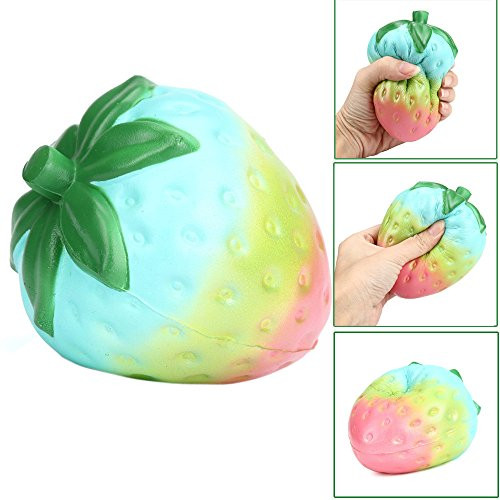 F_Gotal Squishies Slow Rising Jumbo 12cm Rainbow Strawberry Kawaii Squishy Toys Cream Scented Stress Relief Squeeze Toys for Kids Adult Gifts F_Gotal Squishies Slow Rising Jumbo 12cm Rainbow Strawberry Kawaii Squishy Toys Cream Scented Stress Relief Squeeze Toys for Kids Adult Gifts