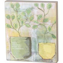 Primitives by Kathy 102368 Block Sign - Grow Through What You Go Through