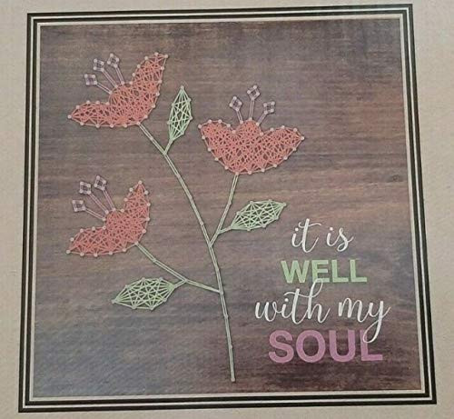 Hampton Art String Art Kit 10inchX10inch-It Is Well